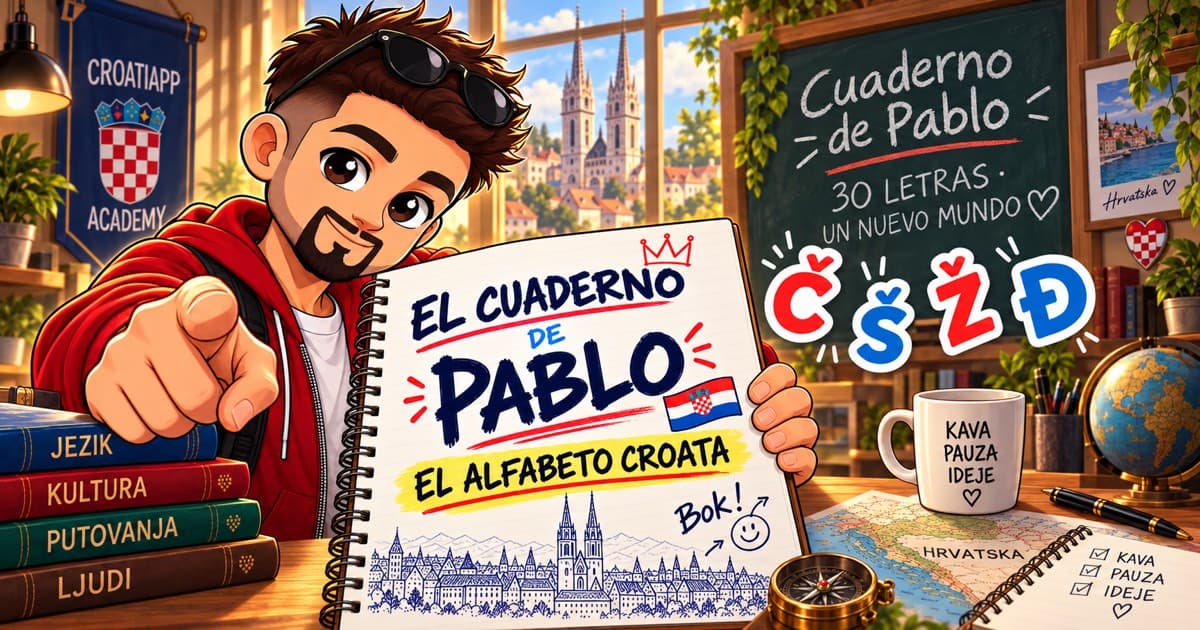 Resumen de gramática: el alfabeto croata · Lección 1