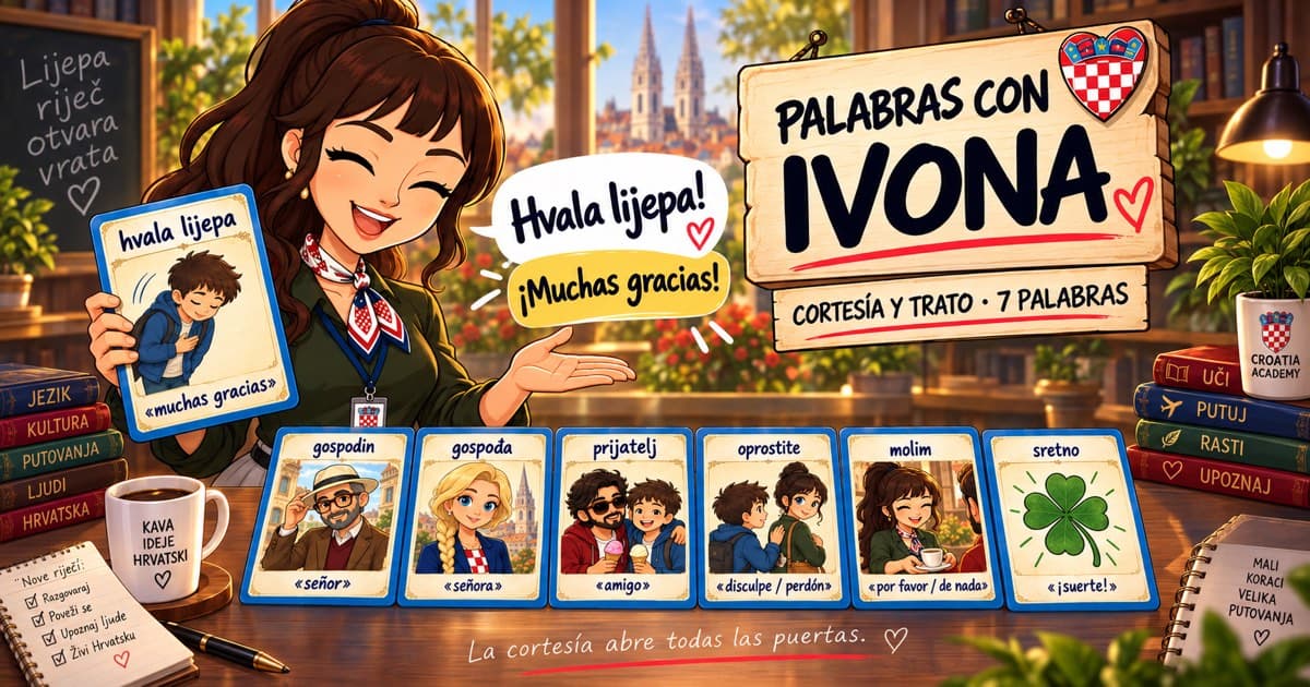 Juego: emparejá la cortesía en croata · Lección 2