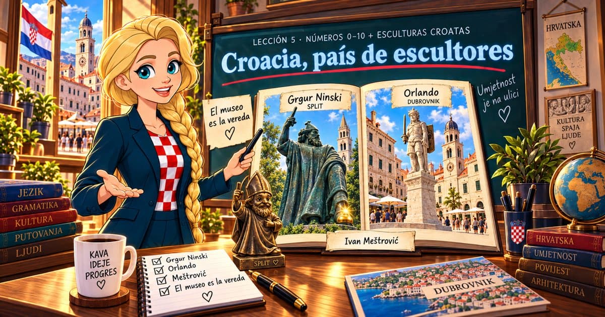 Croacia, país de escultores: Grgur Ninski, Orlando, Meštrović