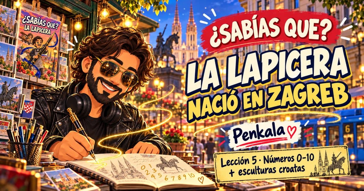 La lapicera nació en Zagreb: Penkala · Lección 5