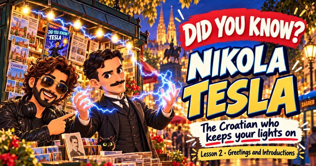 Nikola Tesla, the Croatian who keeps your lights on · Lesson 2