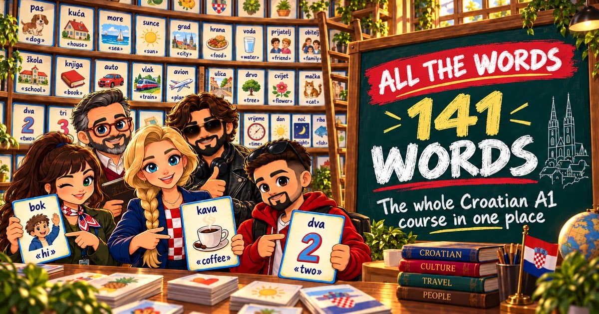 All 141 Words of the Croatian A1 Course in One Place