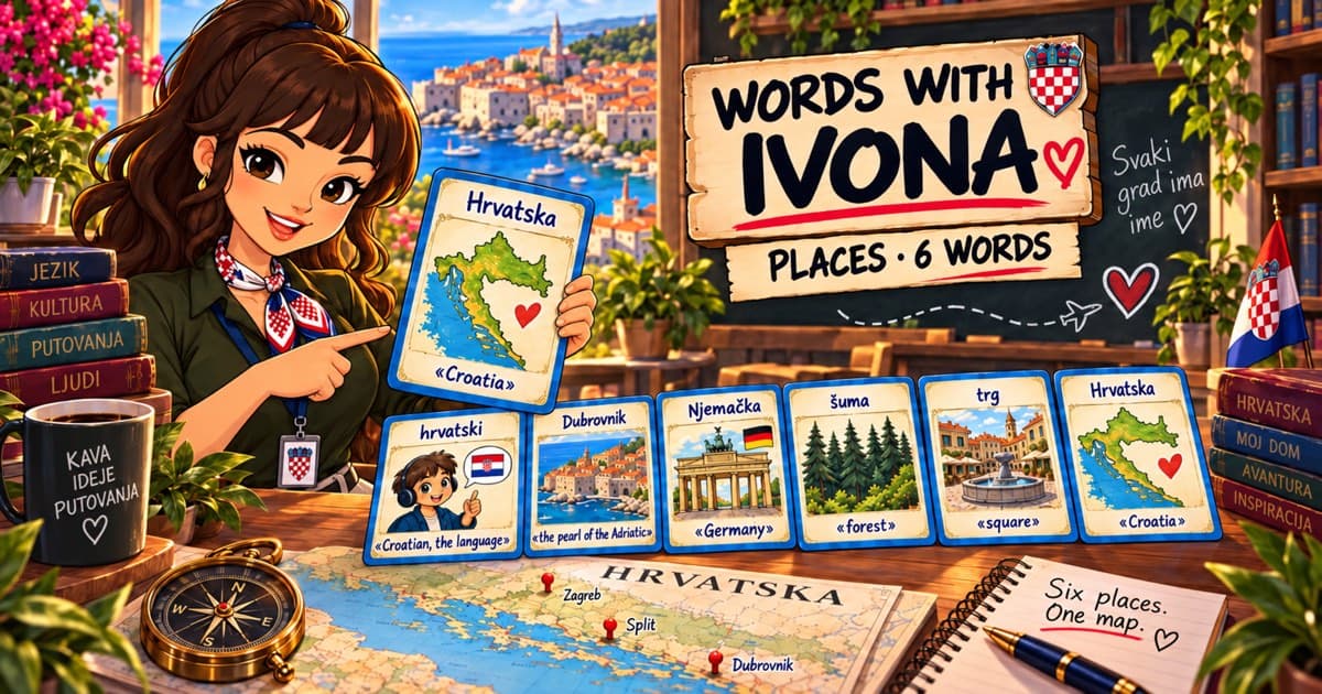 Hrvatska, Dubrovnik, Njemačka: places in Croatian · Lesson 1