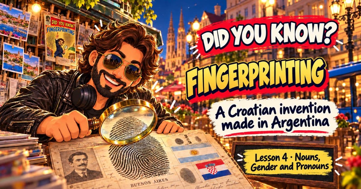 Fingerprinting, a Croatian invention made in Argentina · Lesson 4